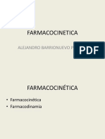 Farmacocinetica: Alejandro Barrionuevo Poquet