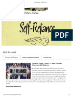 Administration - Self Reliance