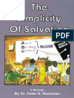 The Simplicity of Salvation - Dr. Peter S. Ruckman 11 Pgs