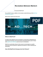 MadTech - A Revolution Between Martech and Adtech