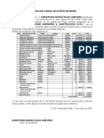 Informe de Valorización de Bienes Muebles Juan Diaz