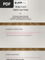 Bridge Course Digital Logic Design