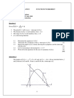 Gra de 11 Functions Worksheet