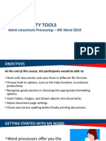 Module 2 - Word Document 2010