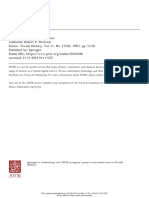 Israel and The Holocaust Trauma Author(s) : Robert S. Wistrich Source: Jewish History, Vol. 11, No. 2 (Fall, 1997), Pp. 13-20 Published By: Springer Accessed: 11-11-2019 21:11 UTC