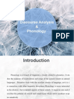 Discourse Analysis & Phonology