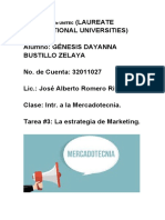 Tarea #3 Estrategias de Marketing