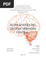 Alteraciones Del Sistema Nervioso Central