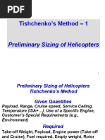 Tishchenko's Method - 1: Preliminary Sizing of Helicopters