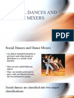 Social Dances and Dance Mixers