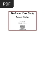 Madonna Case Study: Business Strategy