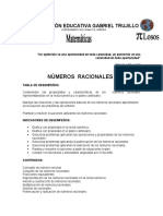 Guia Numeros Racionales Grado Septimo 1 PDF