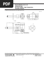 Drawings: Model ZR202G - A Integrated Type Zirconia Oxygen / High Temperature Humidity Analyzer