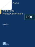 Offshore Wind Farm Project Certification: Guidance Notes For