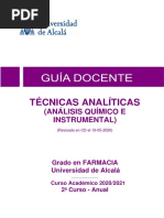 Técnicas Analíticas: (Análisis Químico E Instrumental)