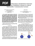 Comparison of Homodyne and Intradyne Detection For High-Order Modulation Schemes in Optical Intersatellite Communication Systems