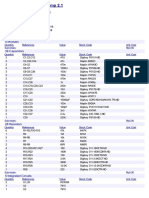 Bill of Materials Preamp 2.1