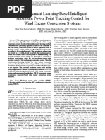 Reinforcement Learning-Based Intelligent Maximum Power Point Tracking Control For Wind Energy Conversion Systems