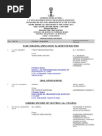 Early Hearing Application in Admitted Matters: Versus