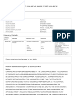 Electronic Ticket Receipt, November 07 For MS ELSA JASA DUMAYA