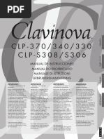 Yamaha Clavinova CLP 307 Instruction Manual 132602