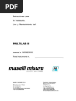 Manual Maselli MLAB III Español