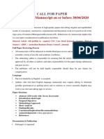 Call For Paper PDF