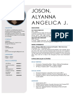 Resume Joson PDF