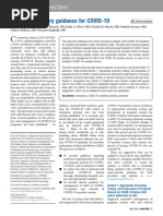 Labor and Delivery Guidance For COVID-19