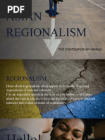 Asian Regionalism: The Contemporary World