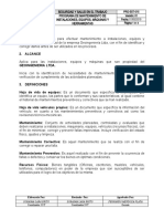 20 - Programa de Mantenimiento de Instalaciones, Equipos, Maquinas y Herramientas