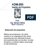 ADM-200. Evaluacion de Proyectos