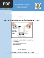 Elaboración de Dioxido de Cloro