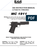 Warnings and Instruction Manual: Semiautomatic Firearms