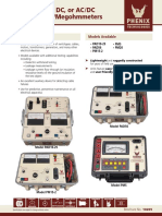 Ac, DC, or Ac/Dc Hipot/Megohmmeters: Phenix