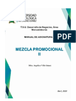 Manual Asignatura - Mezcla Promocional II