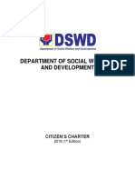 Department of Social Welfare and Development: Citizen'S Charter