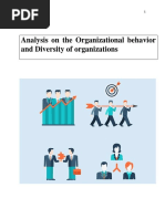 Analysis On The Organizational Behavior and Diversity of Organizations