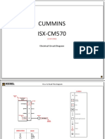 Cummins ISX-CM570: Electrical Circuit Diagram