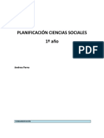 Planificacion Ciencias Sociales 1º