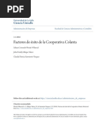 Factores de Éxito de La Cooperativa Colanta