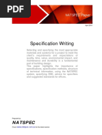 Specification Writing PDF