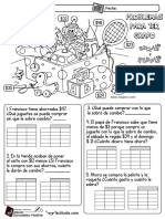 Problemas Sumas y Resta para Primero