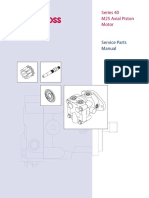 Service Parts Manual: Series 40 M25 Axial Piston Motor