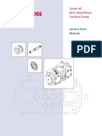 Service Parts Manual: Series 40 M25 Axial Piston Tandem Pump