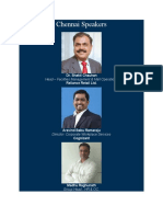 Chennai Speakers: Head - Facilities Management & Mall Operations