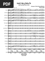 Kahit Ako'y Bata Pa: Conductor Score