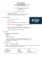 Semi-Detailed Lesson Plan in English 10: December 7, 2018