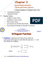 Orthogonal Representation, Fourier Series and Power Spectra