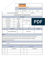 Petrol & Gas Construction Company: Pressure Test Record